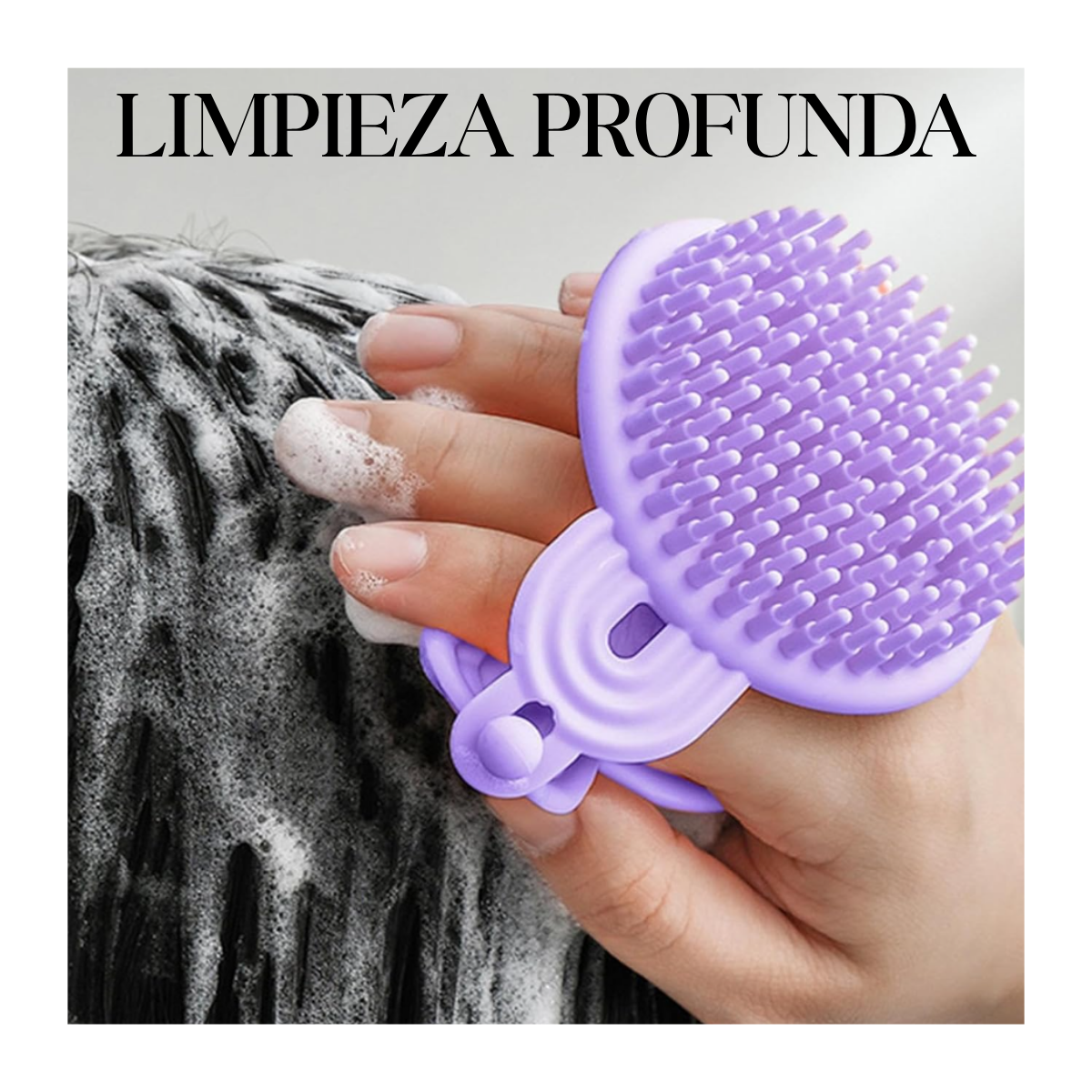 Foto 4 pulgar | 3 Cepillos Doble Silicon Suave Masajeador Exfoliante Shampoo