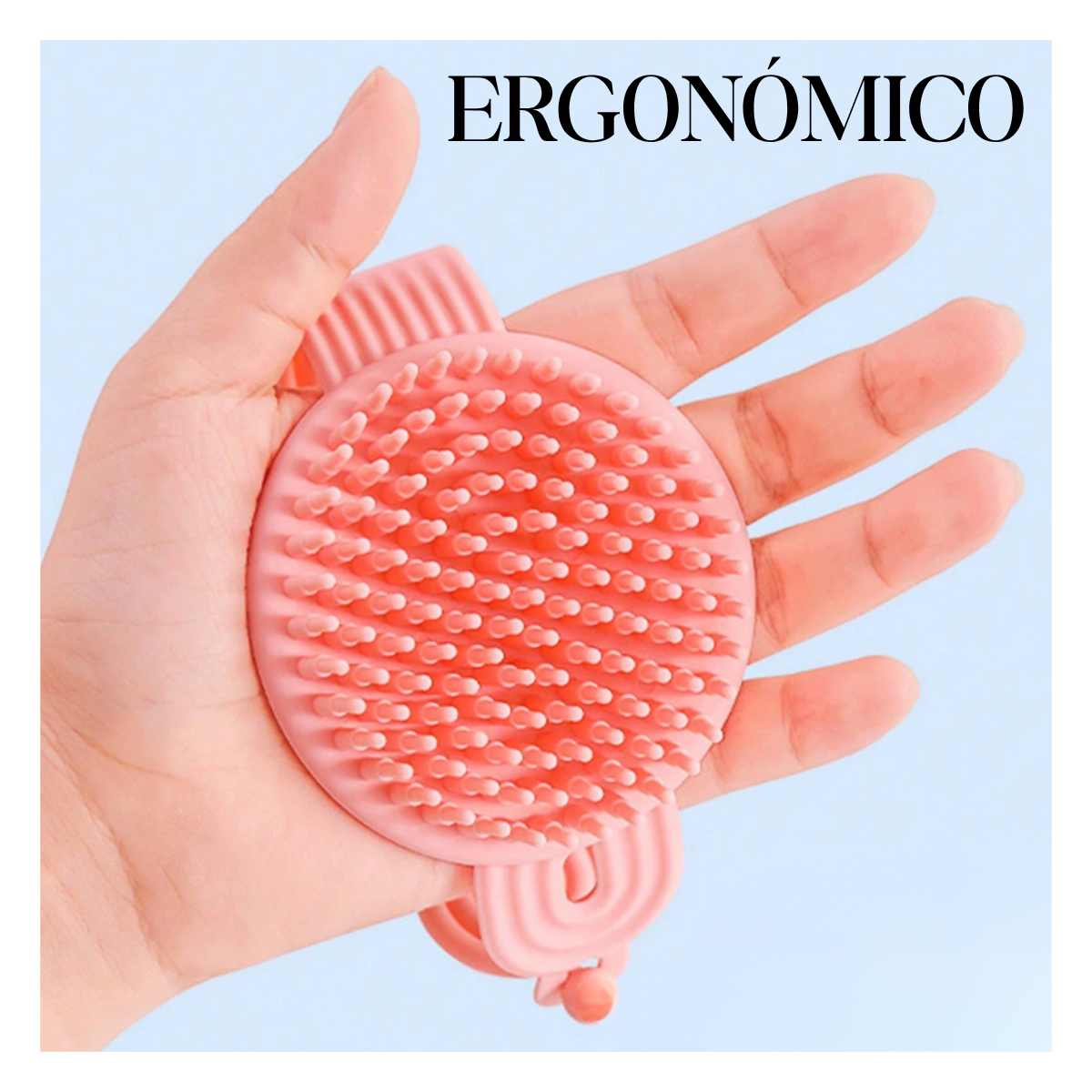 Foto 7 pulgar | 3 Cepillos Doble Silicon Suave Masajeador Exfoliante Shampoo