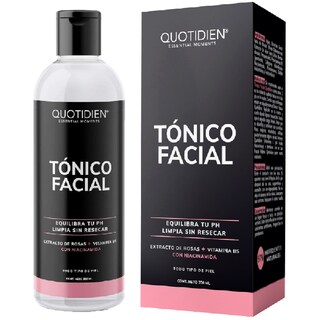 Foto 3 | Kit Gel Limpiador Quotidien + Tónico Facial con Vitamina C y Colágeno Skin Care Facial