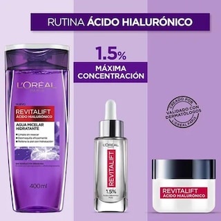 Foto 3 | Set Serum Facial 30 ml/ Crema Día 150 gr/ Agua Micelar 400 ml