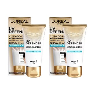Foto 1 | Kit Loreal 2 pack Crema Facial Protectora Hidratación Intensa