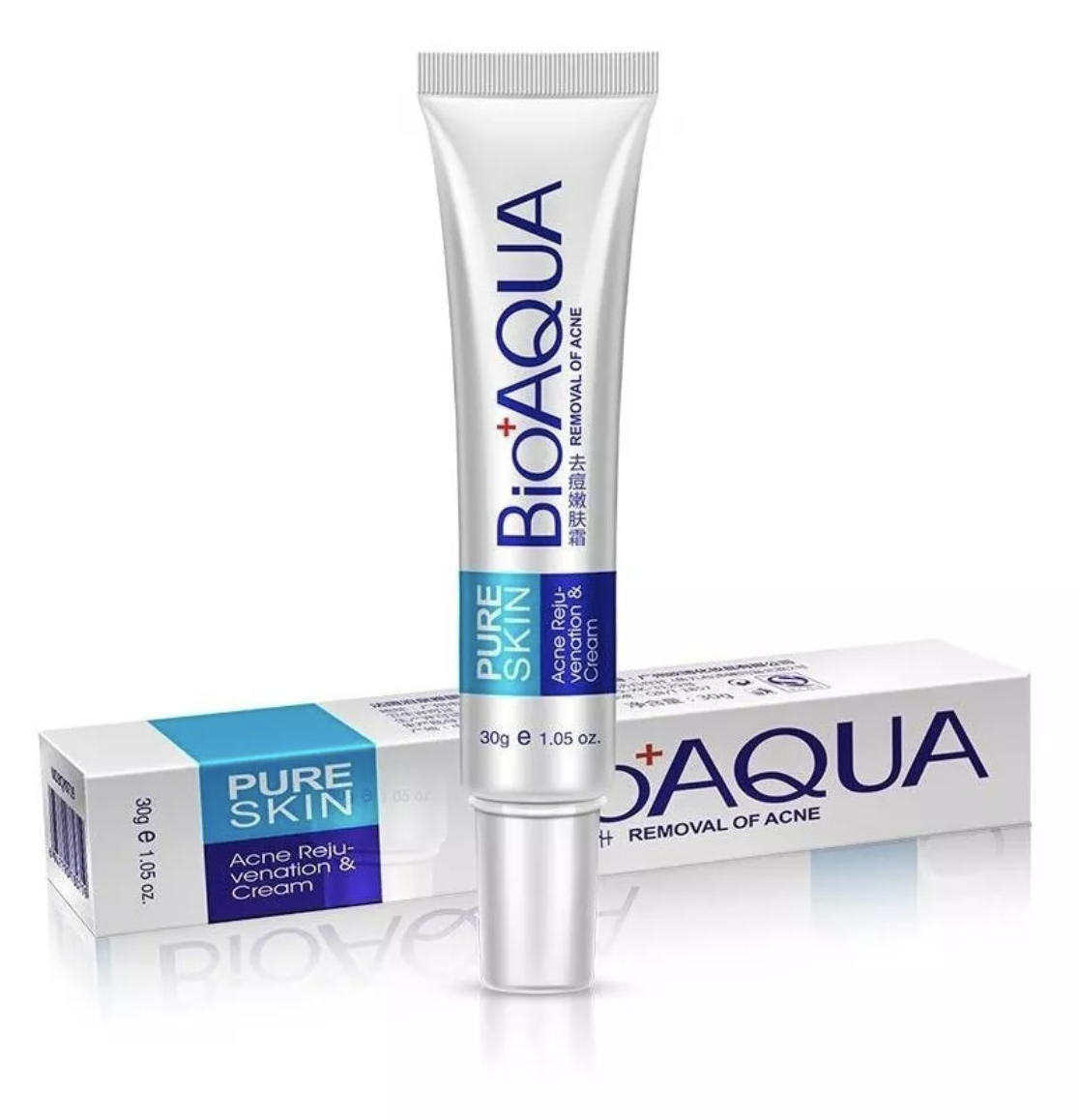 Foto 3 pulgar | Crema Anti Acne Bioaqua Pure Skin Cicatrices Control Grasa