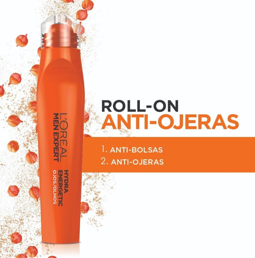 Foto 4 pulgar | Crema más Roll-On Antiojeras L’Oréal Paris Kit Hydra Energetic Men Expert