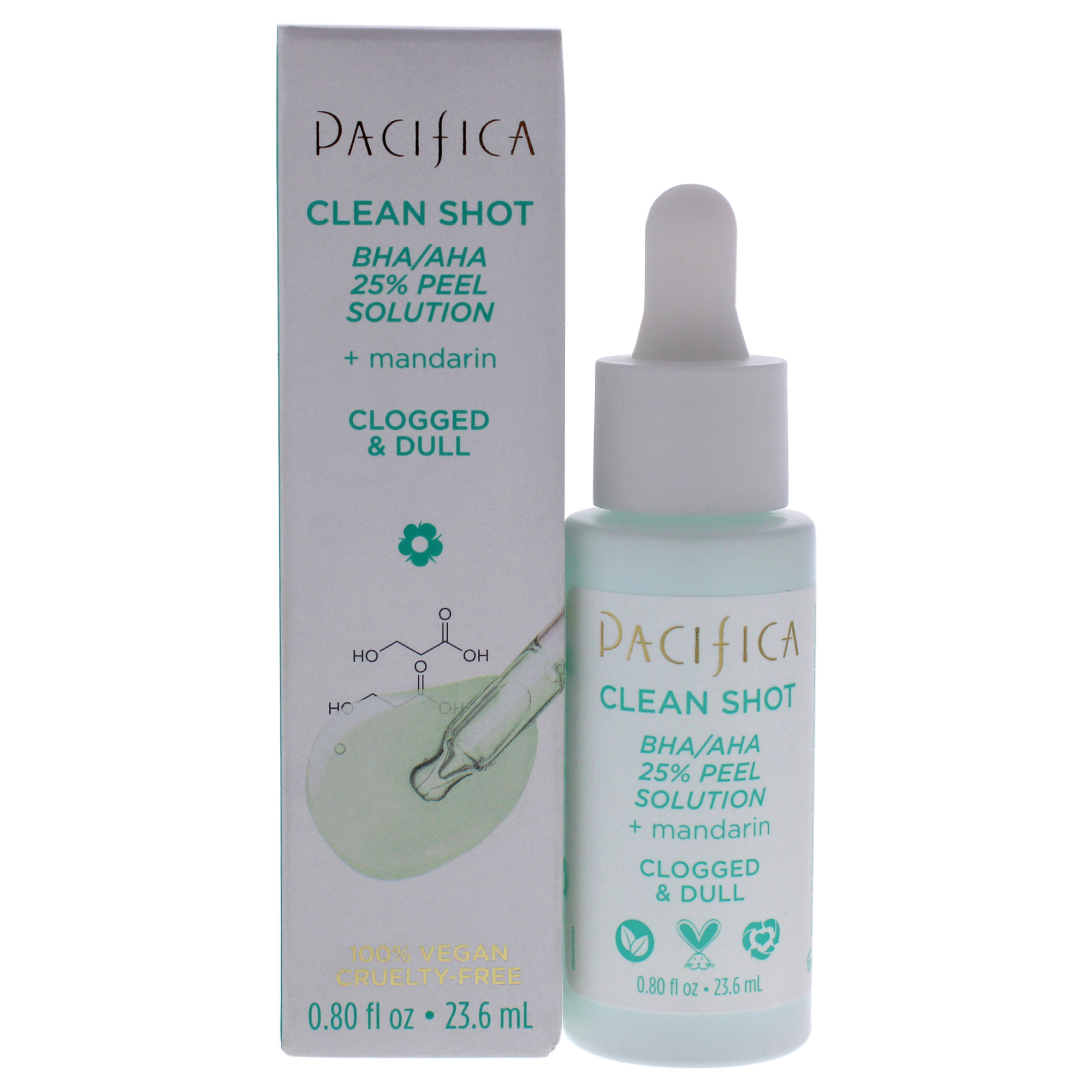 Pacifica Clean Shot Bha-aha 25 Percent Peel Solution For Unisex 0.8 Oz Treatment