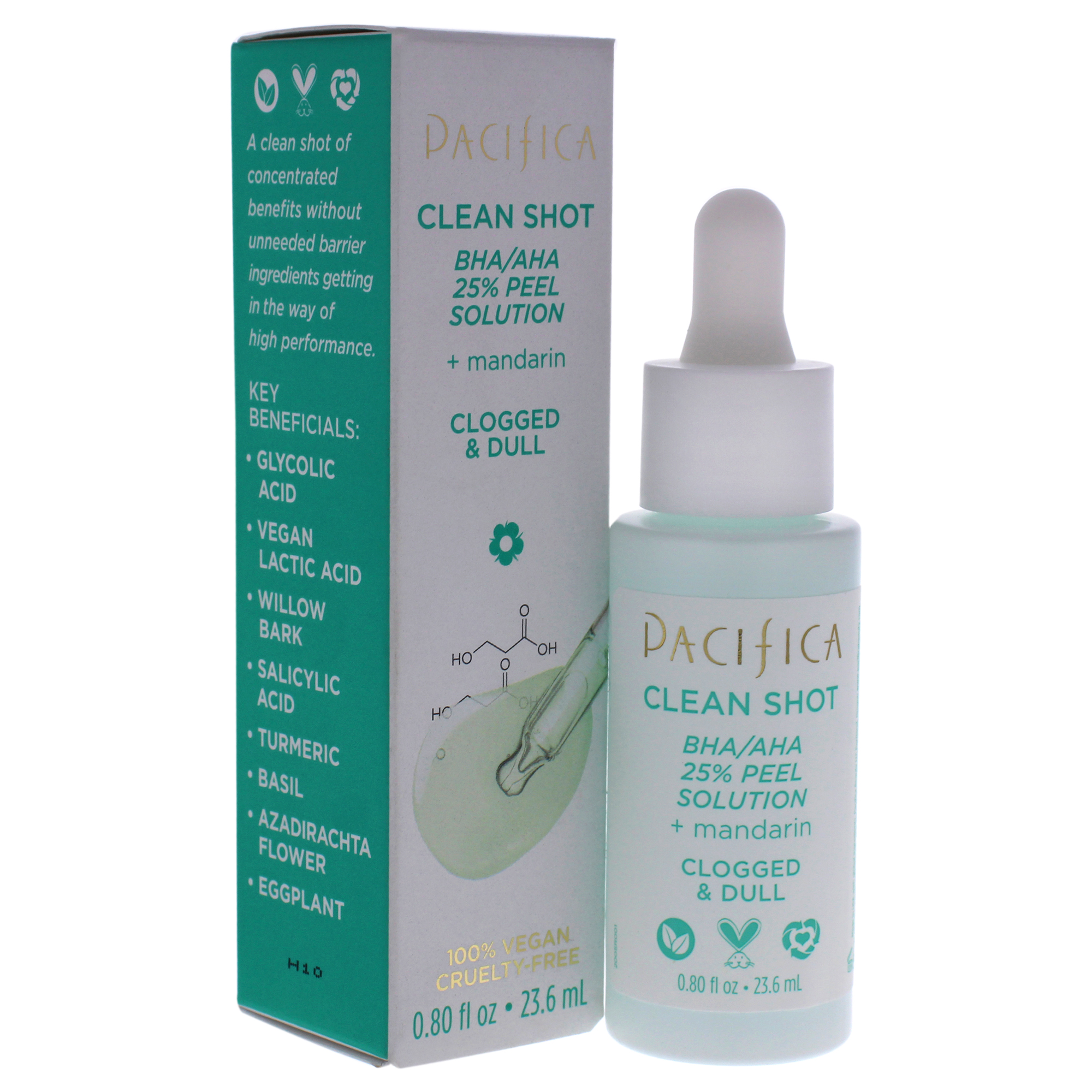 Foto 4 pulgar | Pacifica Clean Shot Bha-aha 25 Percent Peel Solution For Unisex 0.8 Oz Treatment