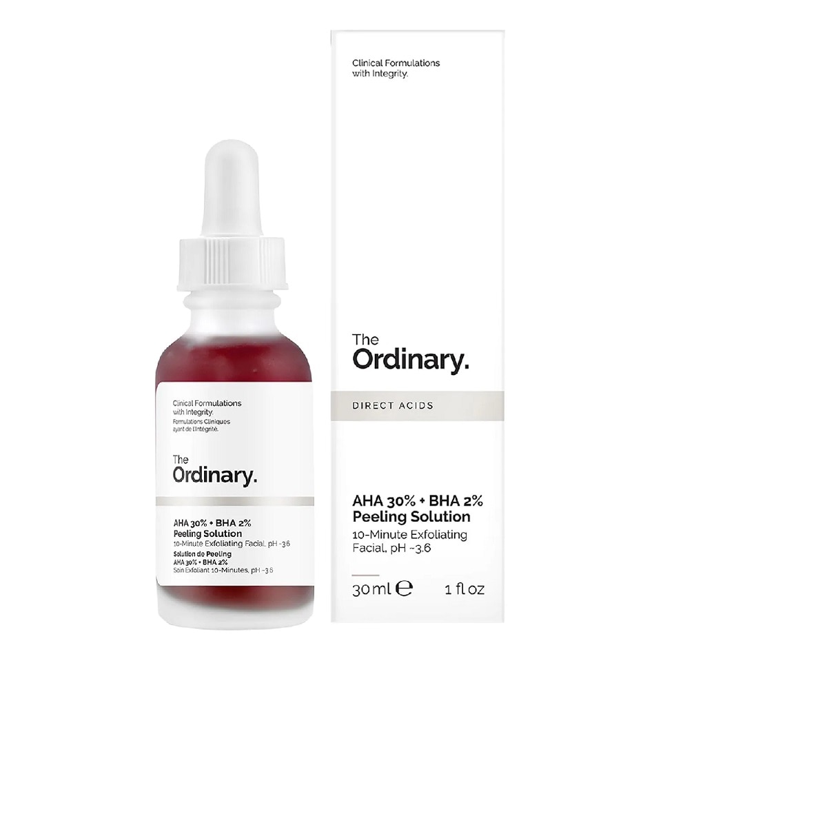 Foto 3 pulgar | Fórmula Anti Imperfecciones The Ordinary Niacinamide 10% + Zinc 1% X Aha 30% + Bha 2%