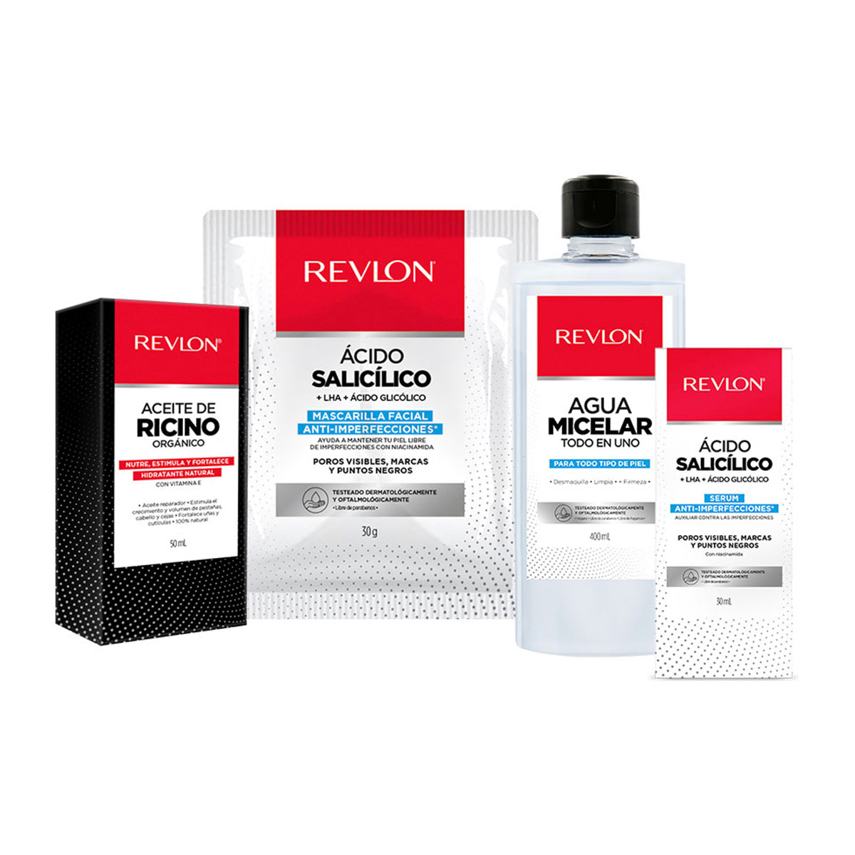 Foto 3 pulgar | Set de Tratamiento Facial Revlon 4 Piezas