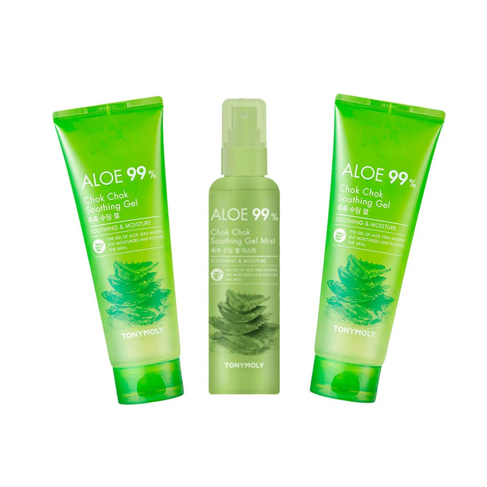 Foto 2 pulgar | Pack Aloe Gel Y Mist 3 Pzs Tonymoly