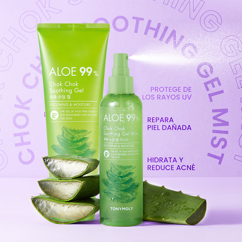 Foto 3 pulgar | Pack Aloe Gel Y Mist 3 Pzs Tonymoly