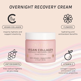 Foto 3 | Set De Cuidado De La Piel Pacifica Beauty, Crema Facial Vegana Con Colágeno, 2 Unidades - Venta Internacional.