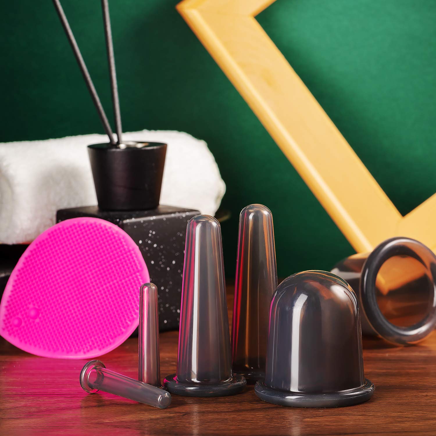 Foto 7 pulgar | Set De Ventosas Faciales Bbto Set De Ventosas Con Cepillo Exfoliante - Venta Internacional.