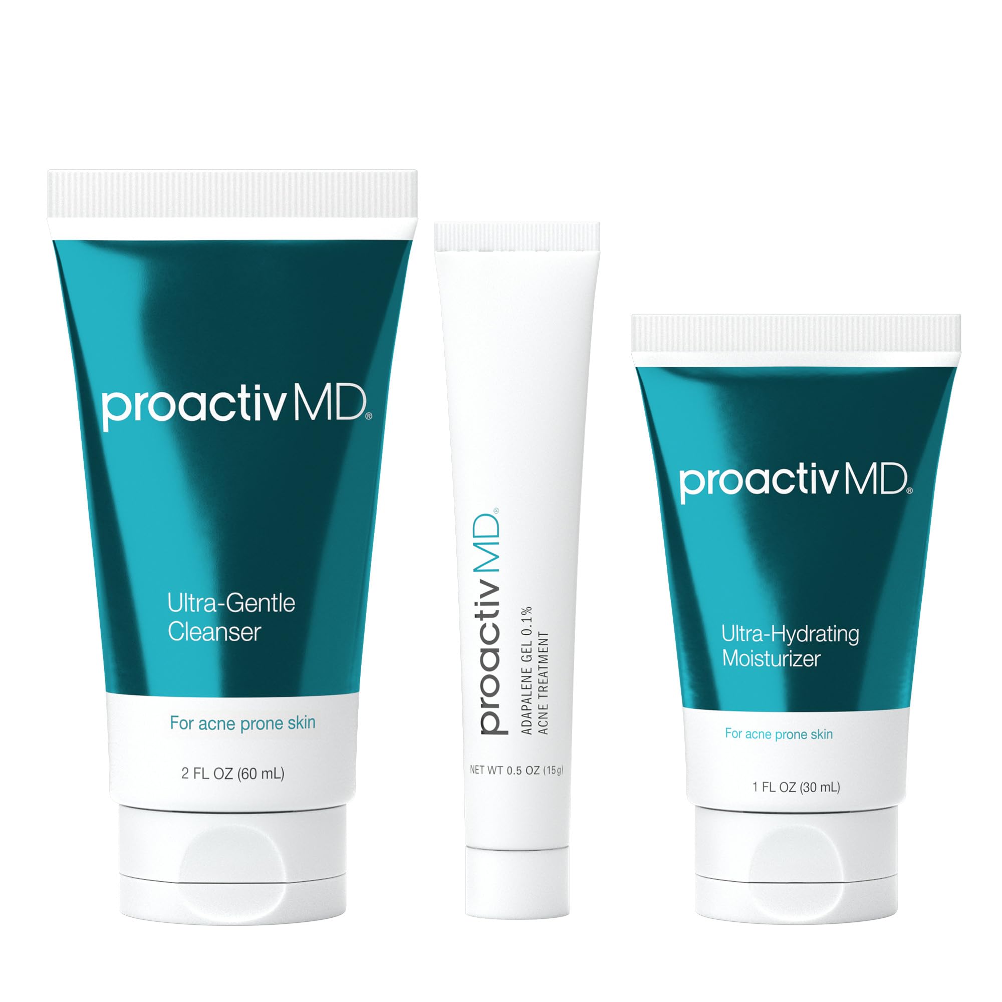 Kit De Tratamiento Para El Acné Proactivmd Adapalene Gel Con Limpiador Para 30 Días - Venta Internacional.