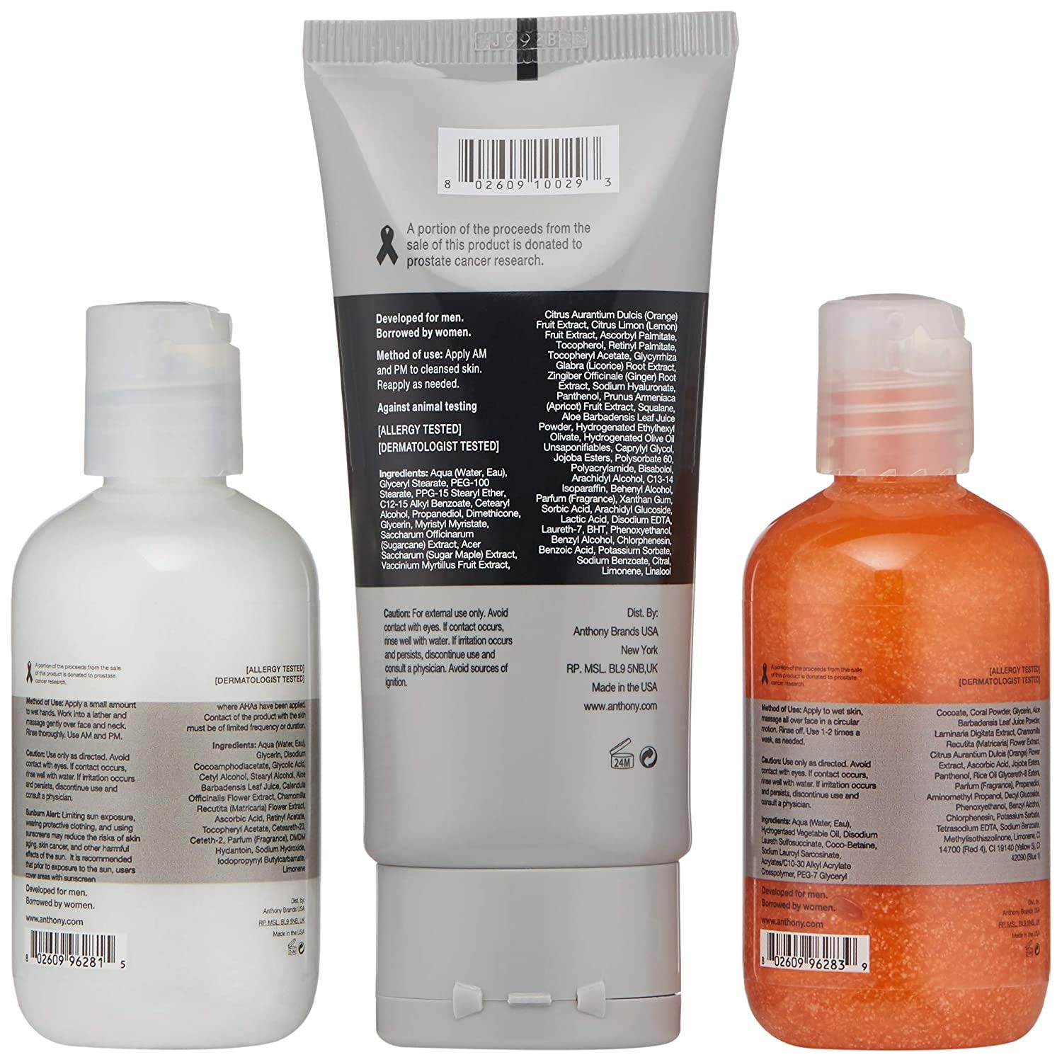 Foto 5 pulgar | Set De Cuidado De La Piel Anthony Face It & Go Con Limpiador De 100 Ml Y Crema Hidratante De 90 Ml - Venta Internaciona