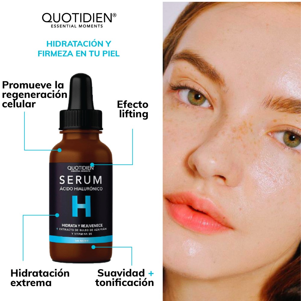 Foto 5 pulgar | Kit Serum Vitamina C + Suero Acido Hialuronico + Suero Ácido Glicólico + Serum Niacinamida Skin Care Hidratant