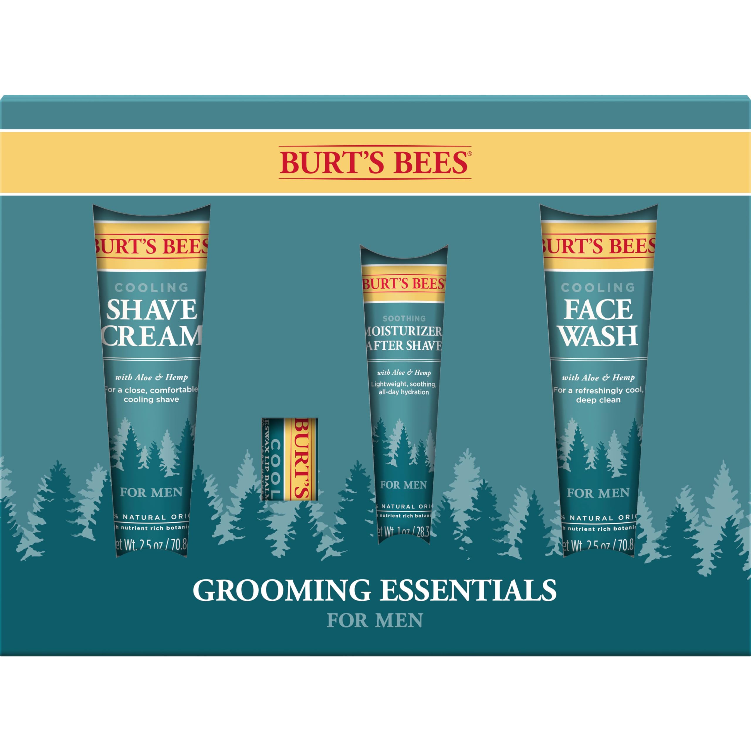 Kit De Regalos Grooming Essentials Cooling Skincare Burt's Bees - Venta Internacional.