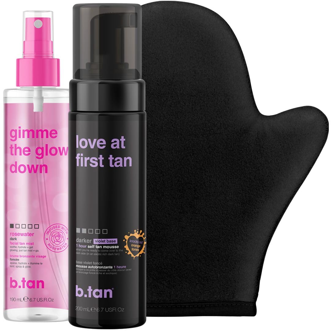 Foto 2 pulgar | Kit Autobronceador B.tan Violet Lovers, Paquete Con Mousse Y Bruma - Venta Internacional.