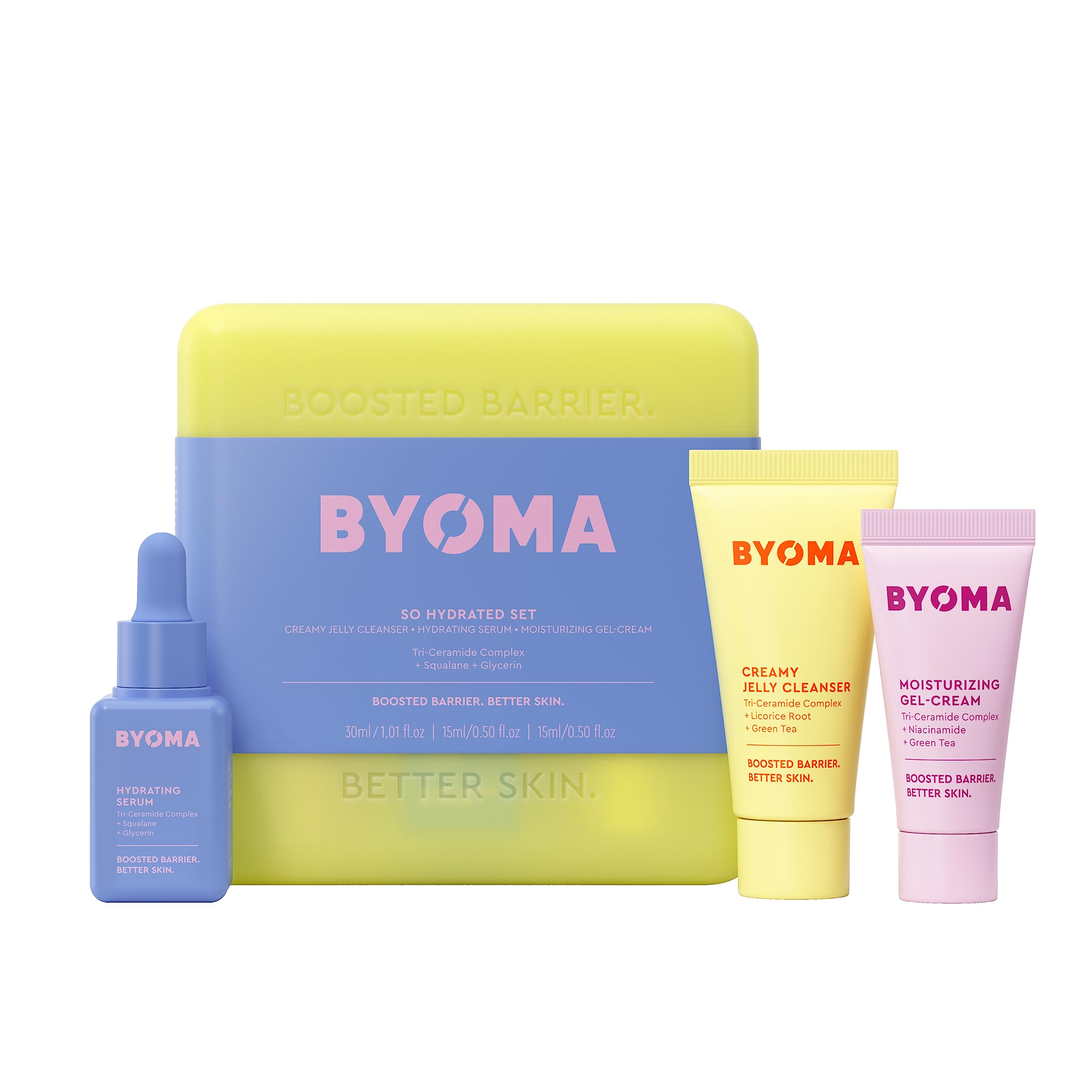 Set De Cuidado De La Piel Byoma So Hydrating Creamy Jelly Cleanser 30 Ml - Venta Internacional.