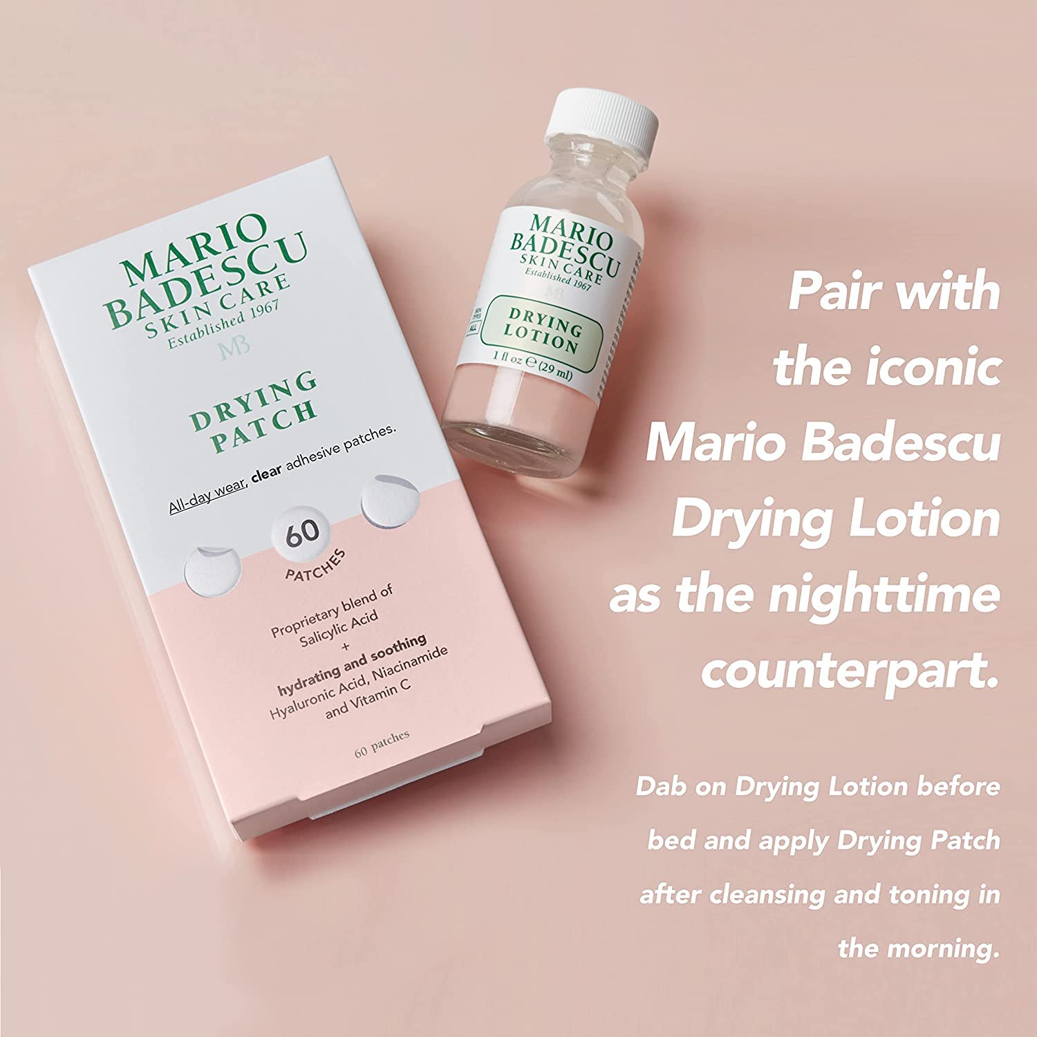 Foto 6 pulgar | Loción Secante Mario Badescu De Drying Duo, 30 Ml Y 60 Parches - Venta Internacional.