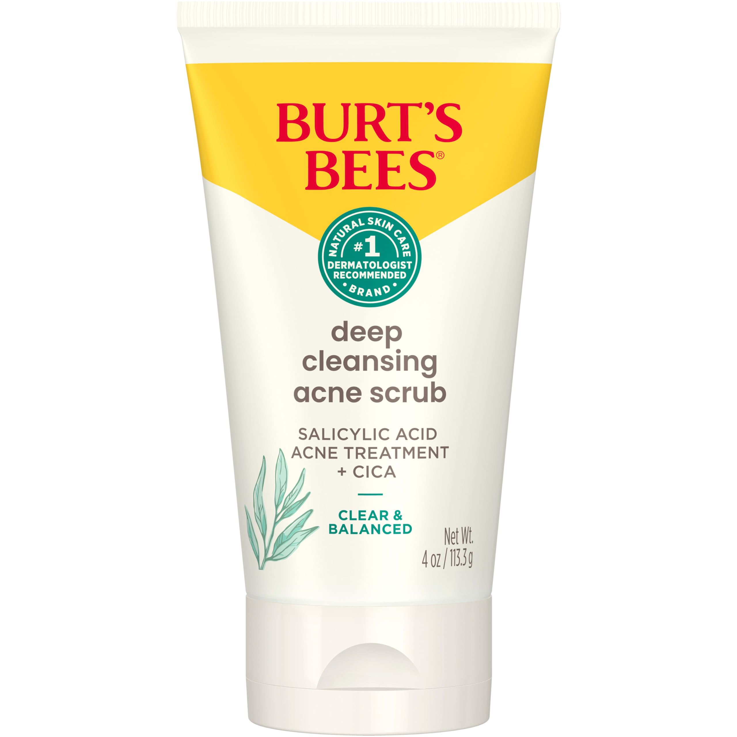 Foto 2 pulgar | Exfoliante Facial Burt's Bees Transparente Y Equilibrado Con Ácido Salicílico - Venta Internacional.