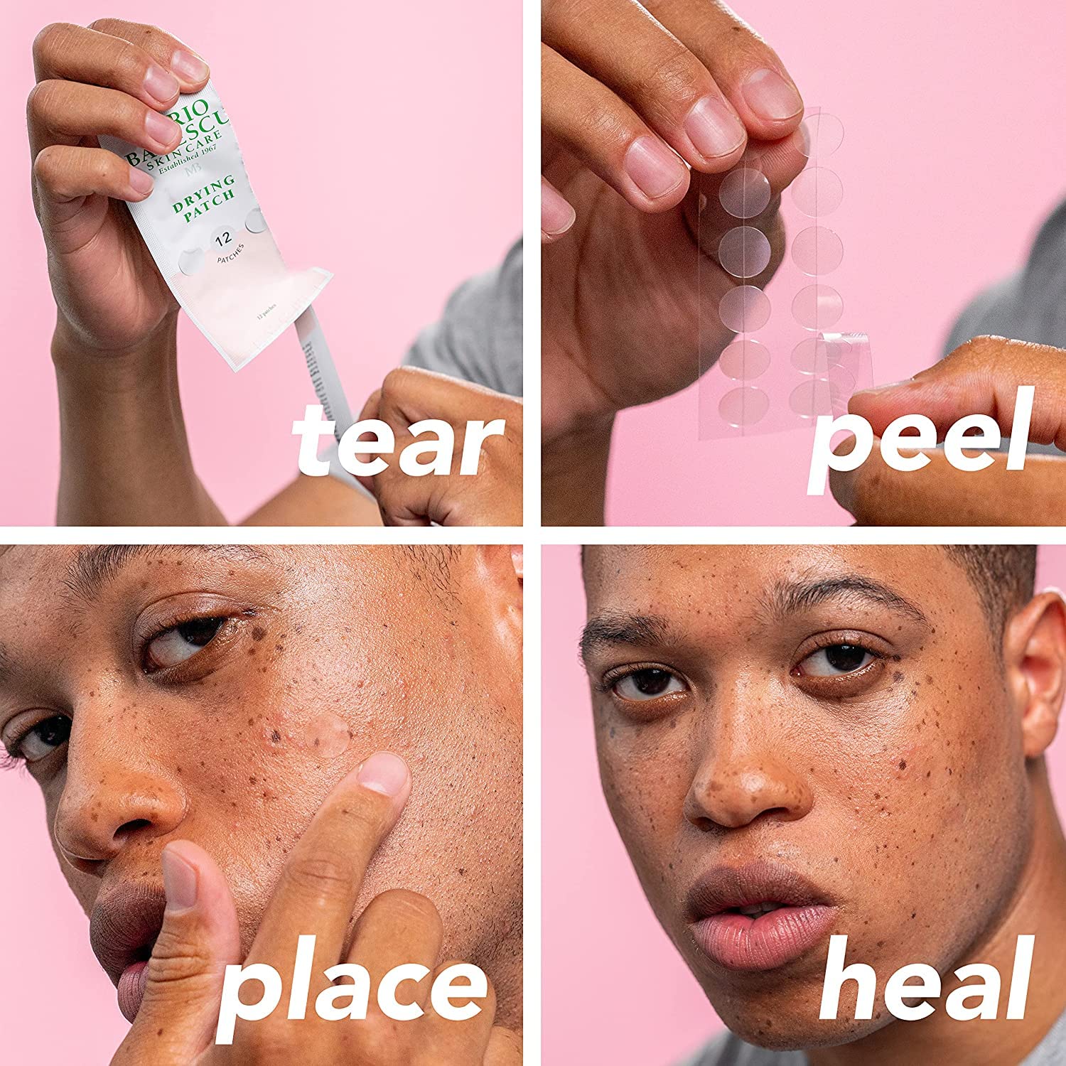 Foto 7 pulgar | Kit Blemish Mario Badescu Am/pm Con Loción Secante De 30 Ml Y Parches - Venta Internacional.