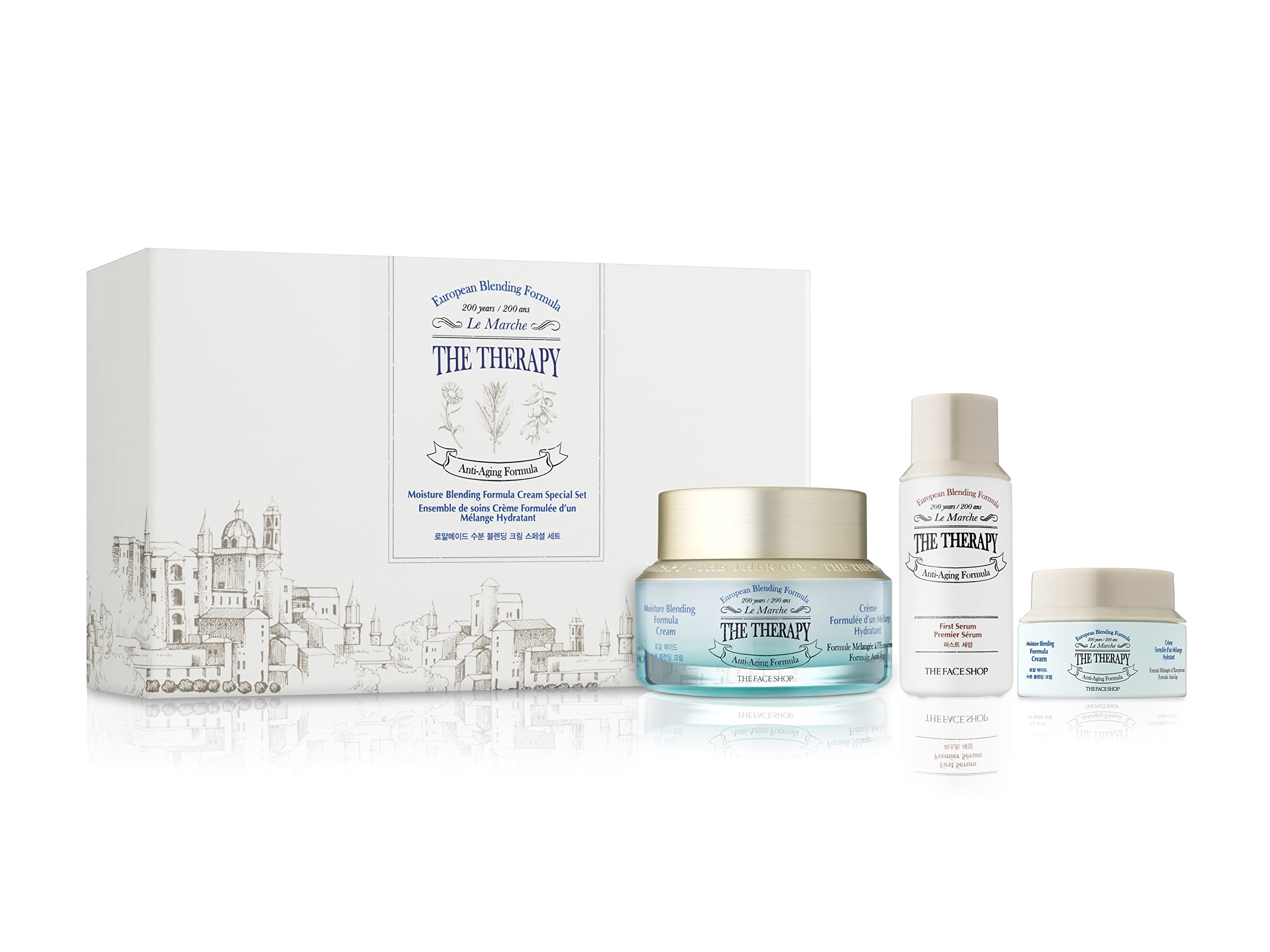 Set De Cuidado De La Piel The Face Shop The Therapy Moisture Cream - Venta Internacional.