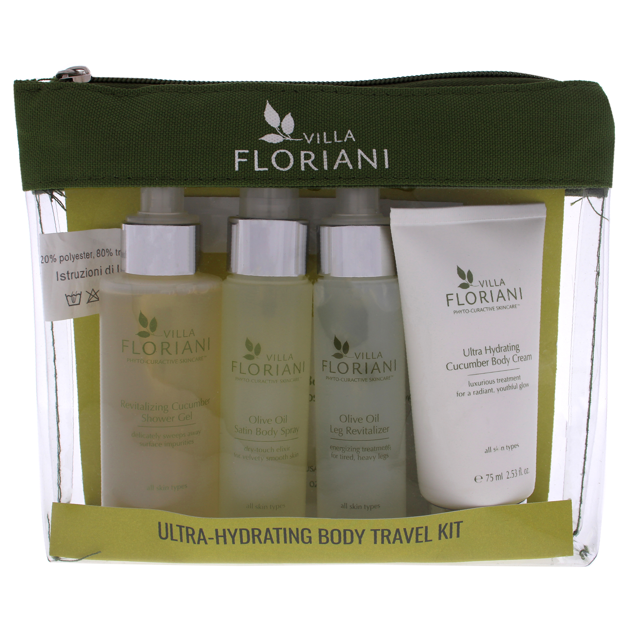 Kit De Viaje Hidratante Para El Cuerpo Villa Floriani - Venta Internacional.