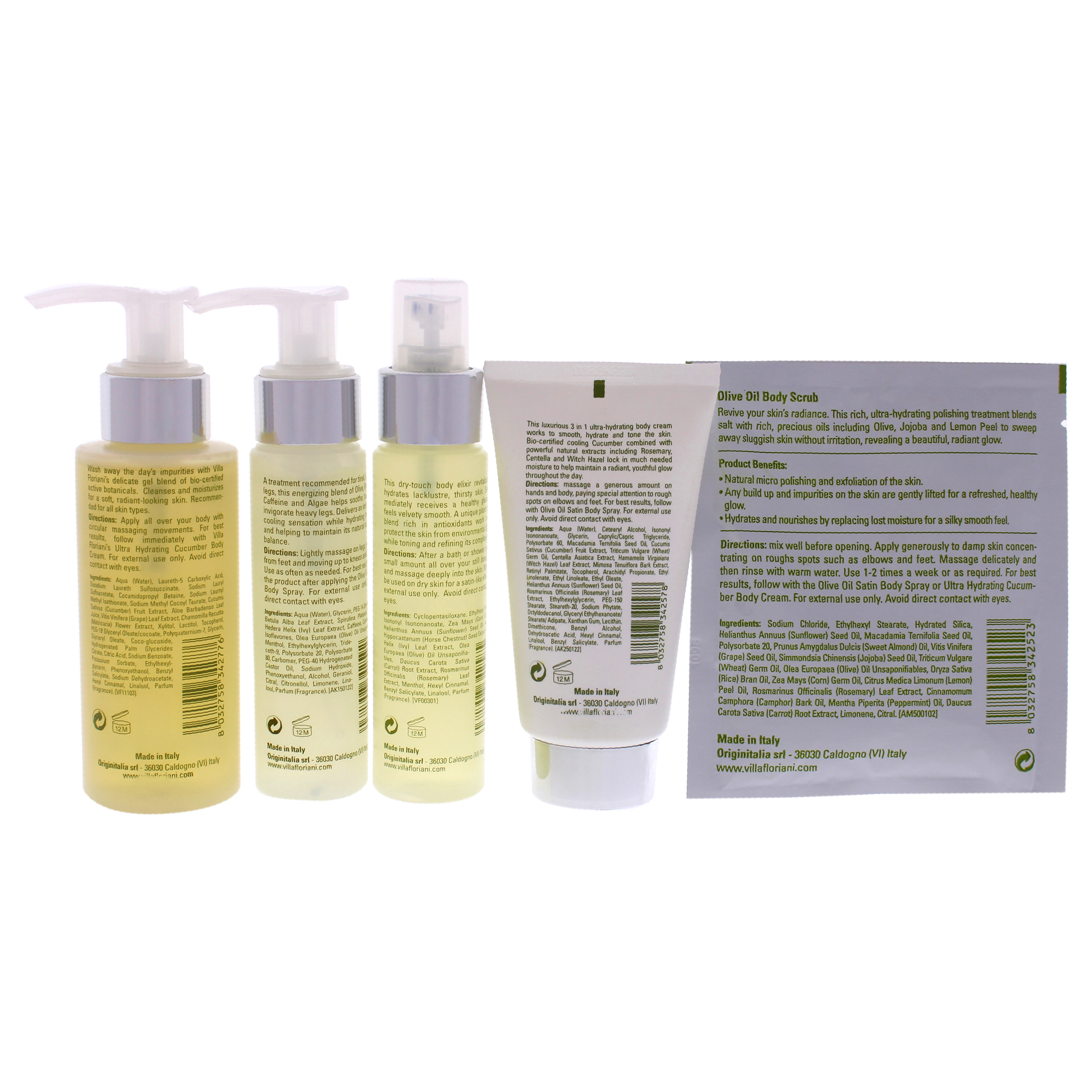 Foto 4 | Kit De Viaje Hidratante Para El Cuerpo Villa Floriani - Venta Internacional.