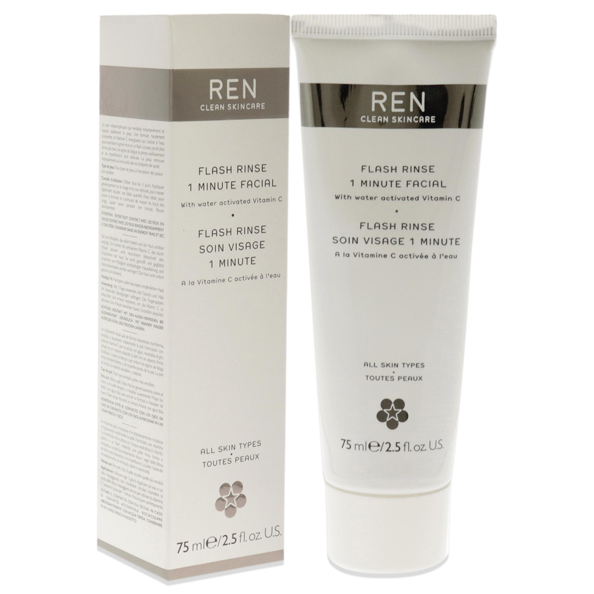 Foto 4 pulgar | Mascarilla Facial Ren Flash Rinse De 1 Minuto Con 10% De Vitamina C 75 Ml - Venta Internacional.