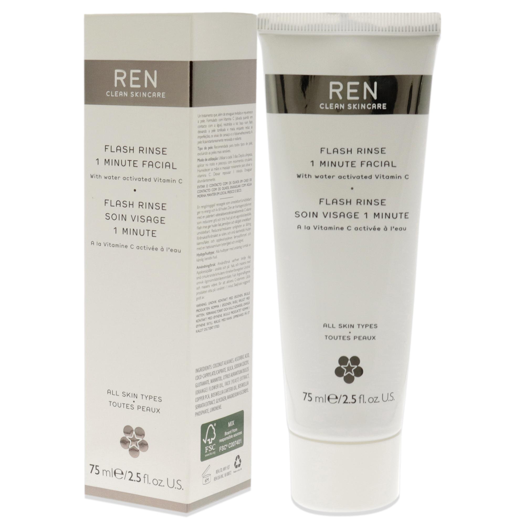 Foto 5 pulgar | Mascarilla Facial Ren Flash Rinse De 1 Minuto Con 10% De Vitamina C 75 Ml - Venta Internacional.