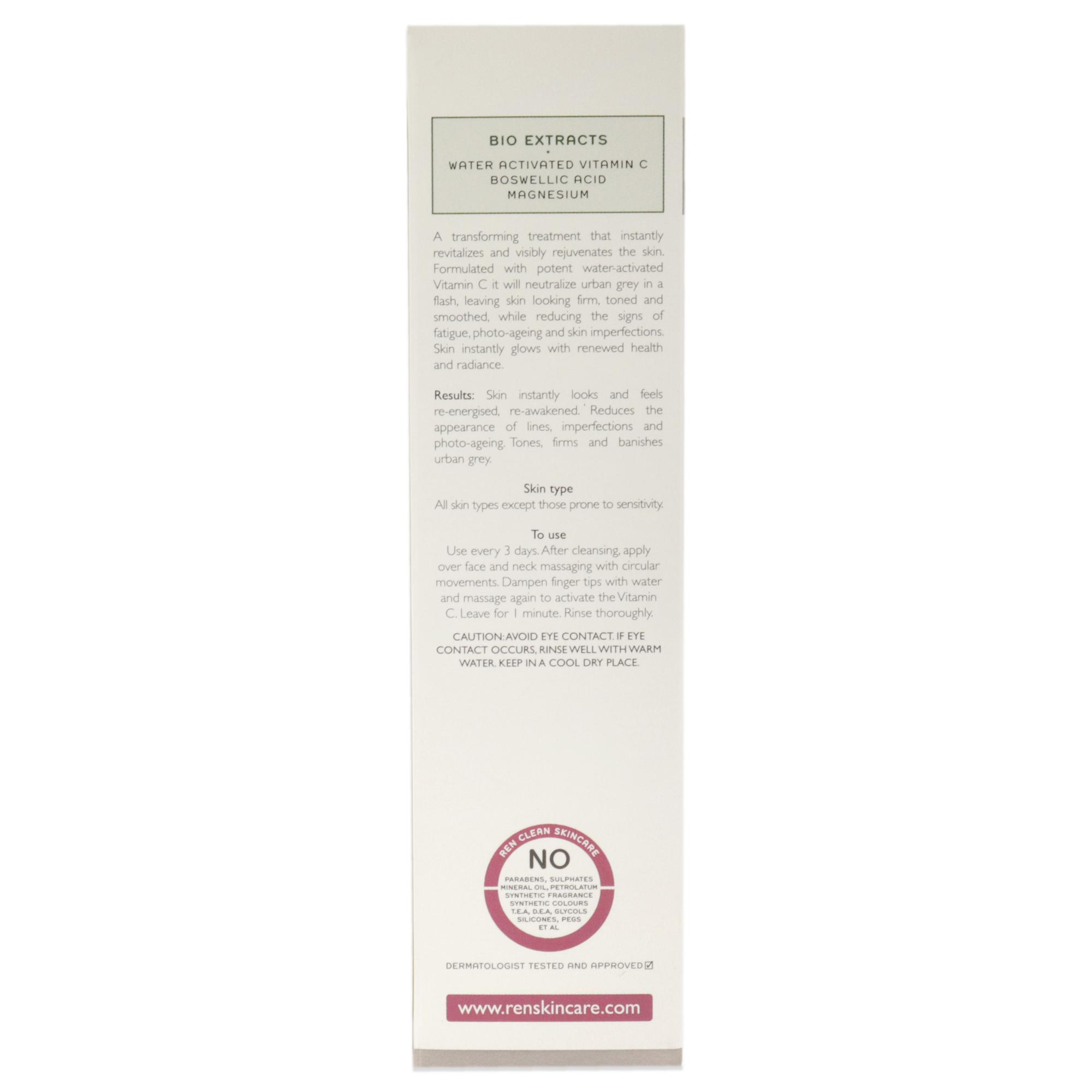 Foto 7 pulgar | Mascarilla Facial Ren Flash Rinse De 1 Minuto Con 10% De Vitamina C 75 Ml - Venta Internacional.
