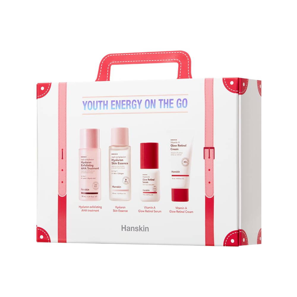 Set De Cuidado De La Piel Hanskin Youth Energy Con Hialurón Y Retinol - Venta Internacional.