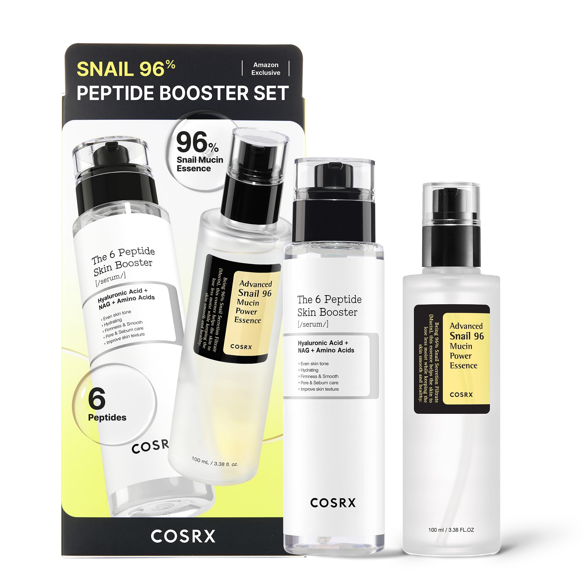 Foto 2 pulgar | Set para el Cuidado de la Piel Cosrx Snail Mucin 96% Peptide Booster Serum - Venta Internacional