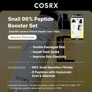 Foto 2 | Set para el Cuidado de la Piel Cosrx Snail Mucin 96% Peptide Booster Serum - Venta Internacional