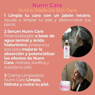 Foto 5 | Kit Aqua Sérum Y Crema Nunn Care Kit Anti Manchas Combate Las Impurezas E Imperfecciones