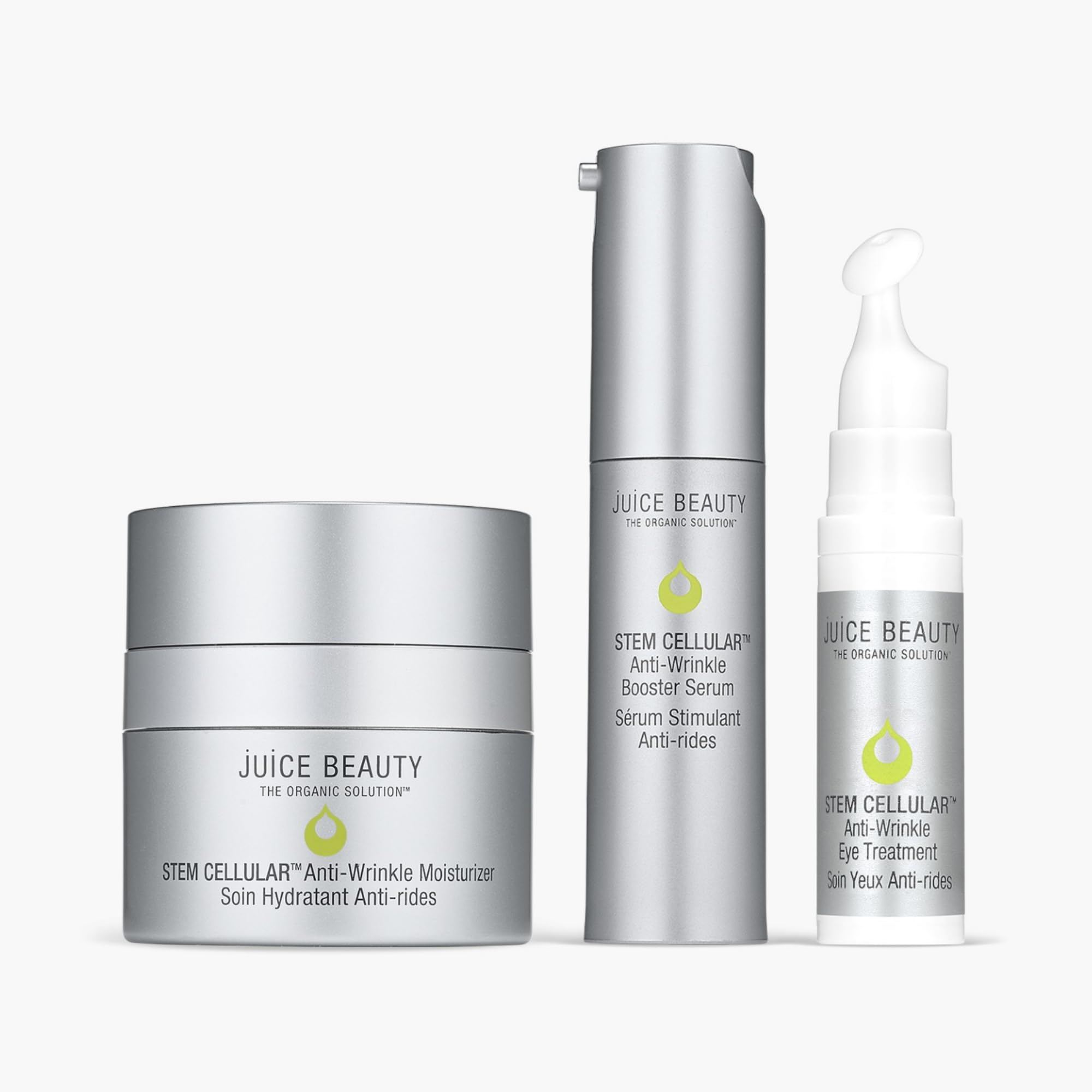 Set de Juice Beauty Stem Cellular Antiarrugas Vegano - Venta Internacional