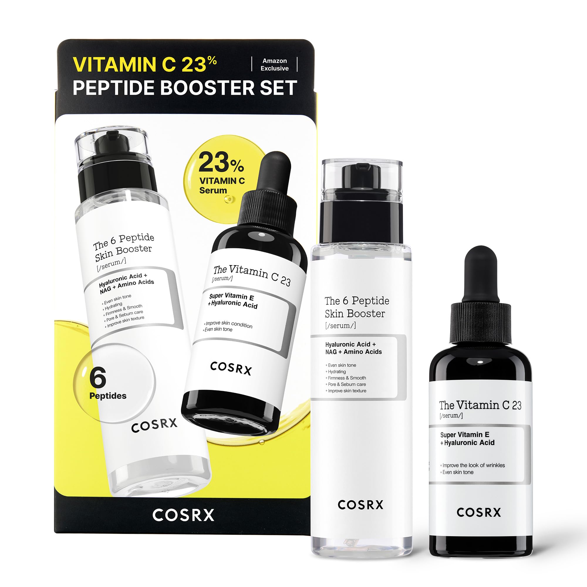 Set Para El Cuidado De La Piel Cosrx, Sérum Potenciador De Péptidos Con Vitamina C Al 23% - Venta Internacional.