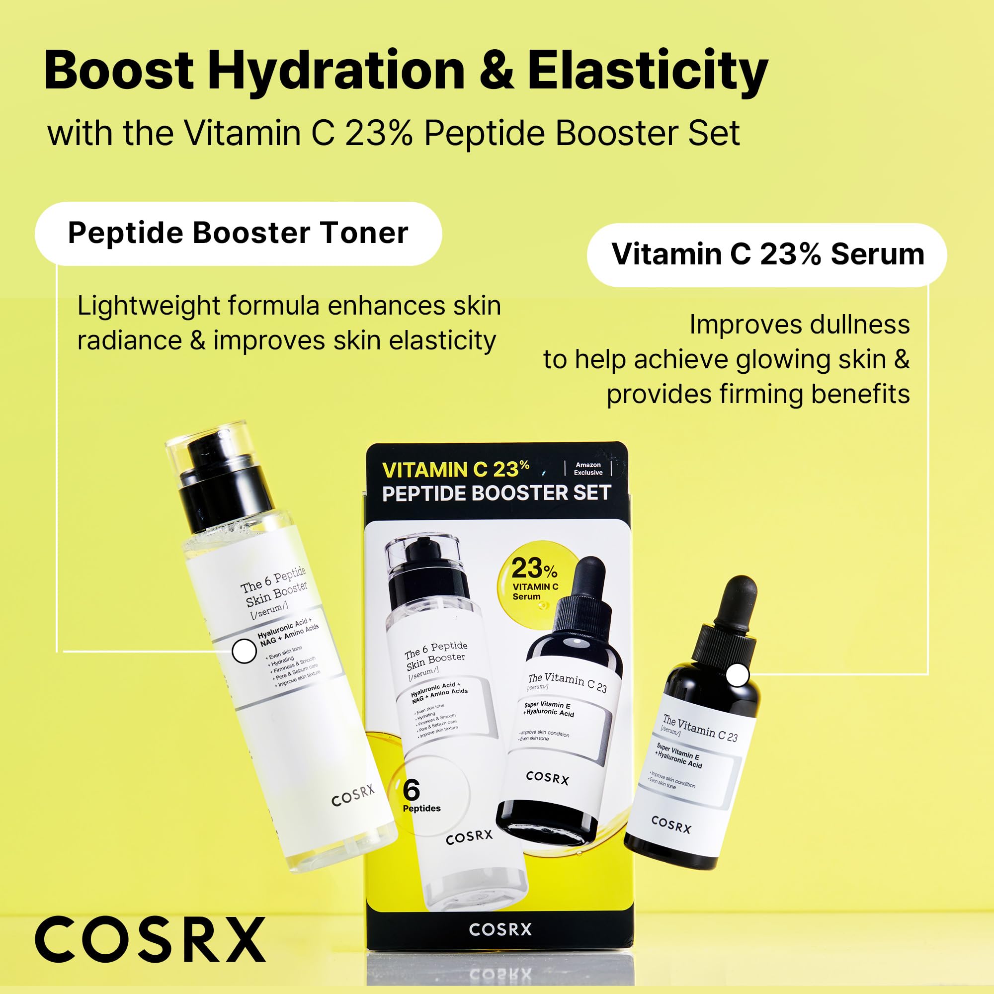 Foto 5 pulgar | Set Para El Cuidado De La Piel Cosrx, Sérum Potenciador De Péptidos Con Vitamina C Al 23% - Venta Internacional.