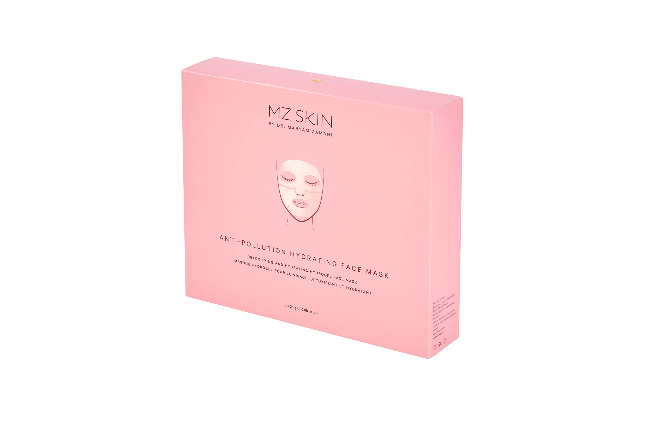 Foto 4 pulgar | Mascarilla Facial Mz Skin Hidratante Antipolución Con Suero De Vitamina C - Venta Internacional.