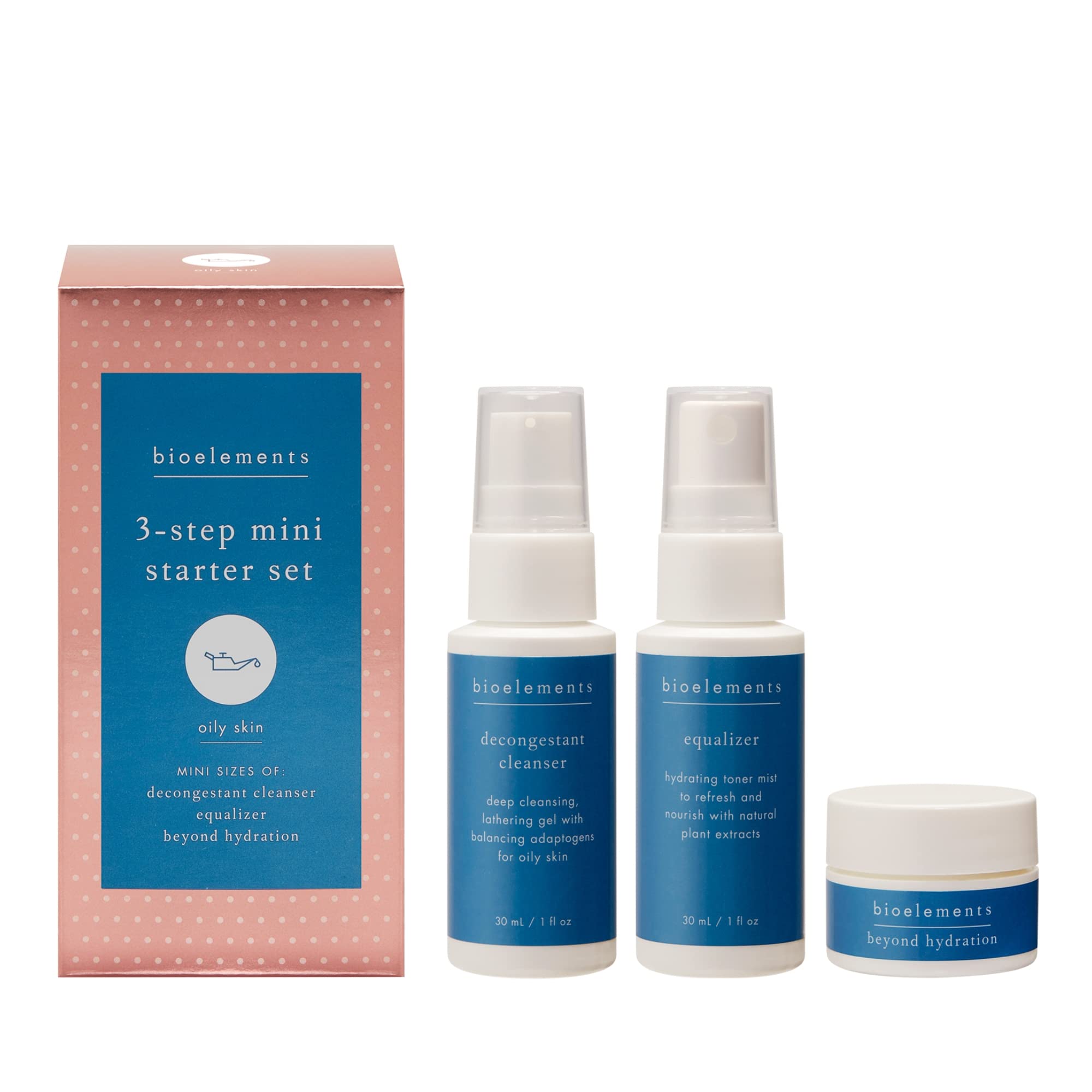 Foto 2 pulgar | Set De Cuidado De La Piel Bioelements, Miniiniciador De 3 Pasos, Para Piel Grasa, Vegano - Venta Internacional.