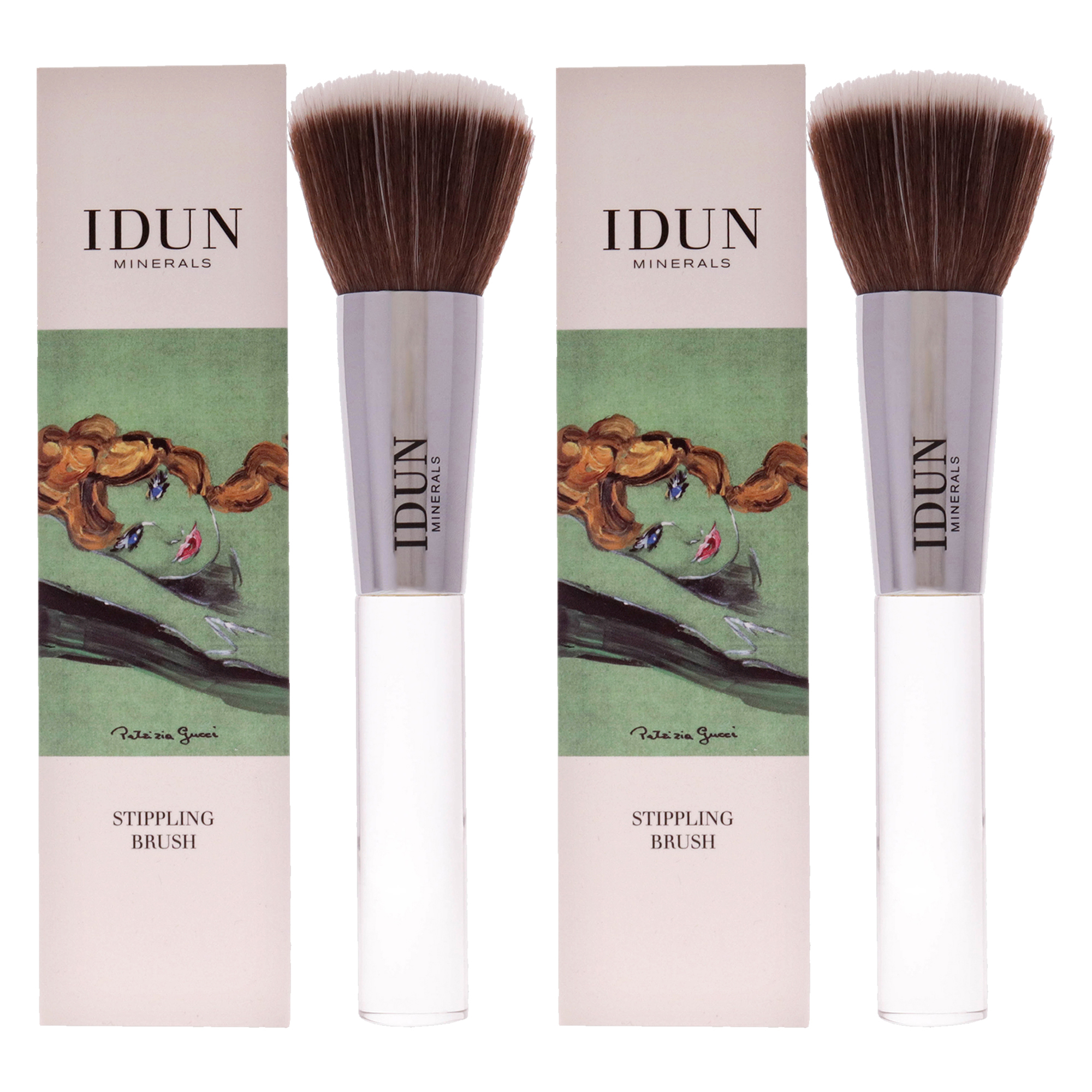 Brocha Punteada Idun Minerals 011 Para Mujer (paquete De 2) - Venta Internacional.