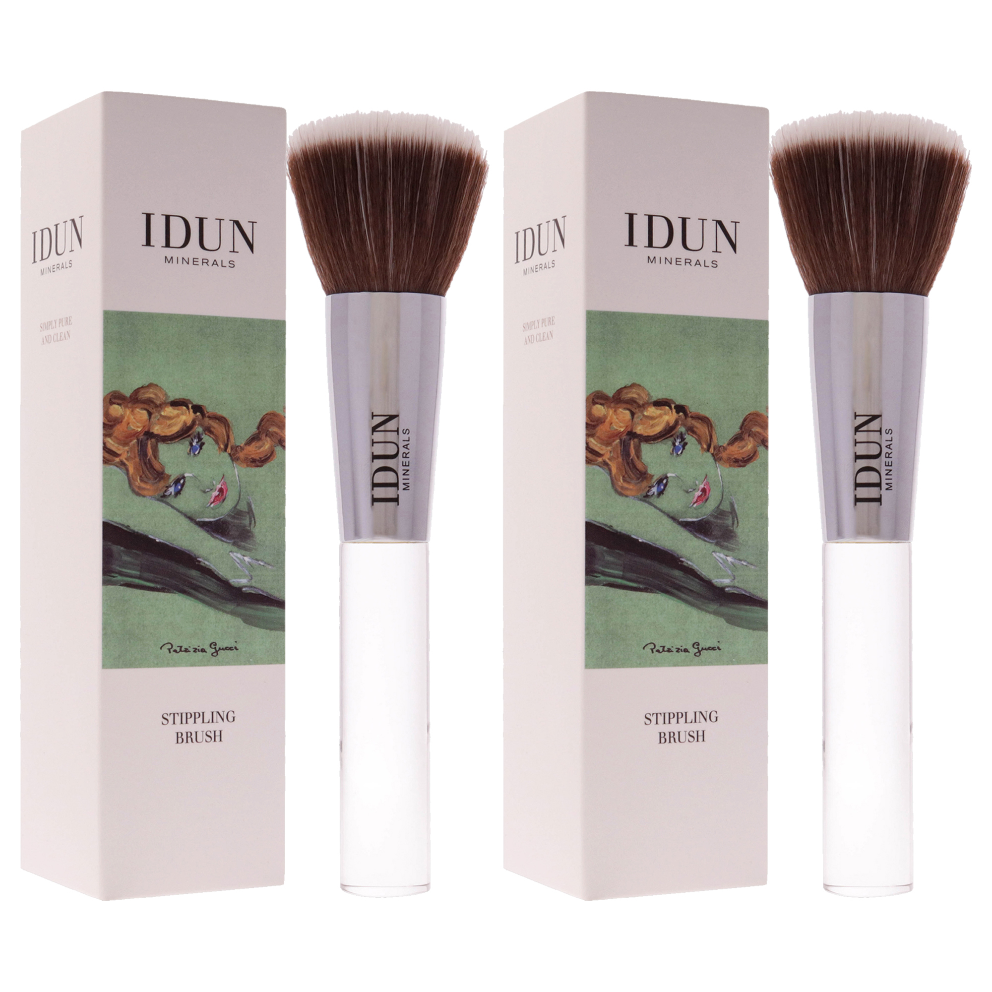 Foto 4 pulgar | Brocha Punteada Idun Minerals 011 Para Mujer (paquete De 2) - Venta Internacional.