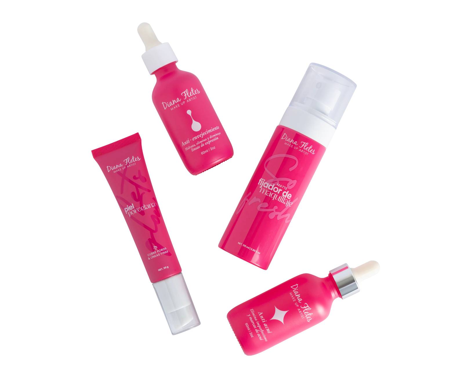 Foto 3 pulgar | Kit Perfect Skin Collection Kit-cp02 Diana Fletes Serum, Primer Y Fijador