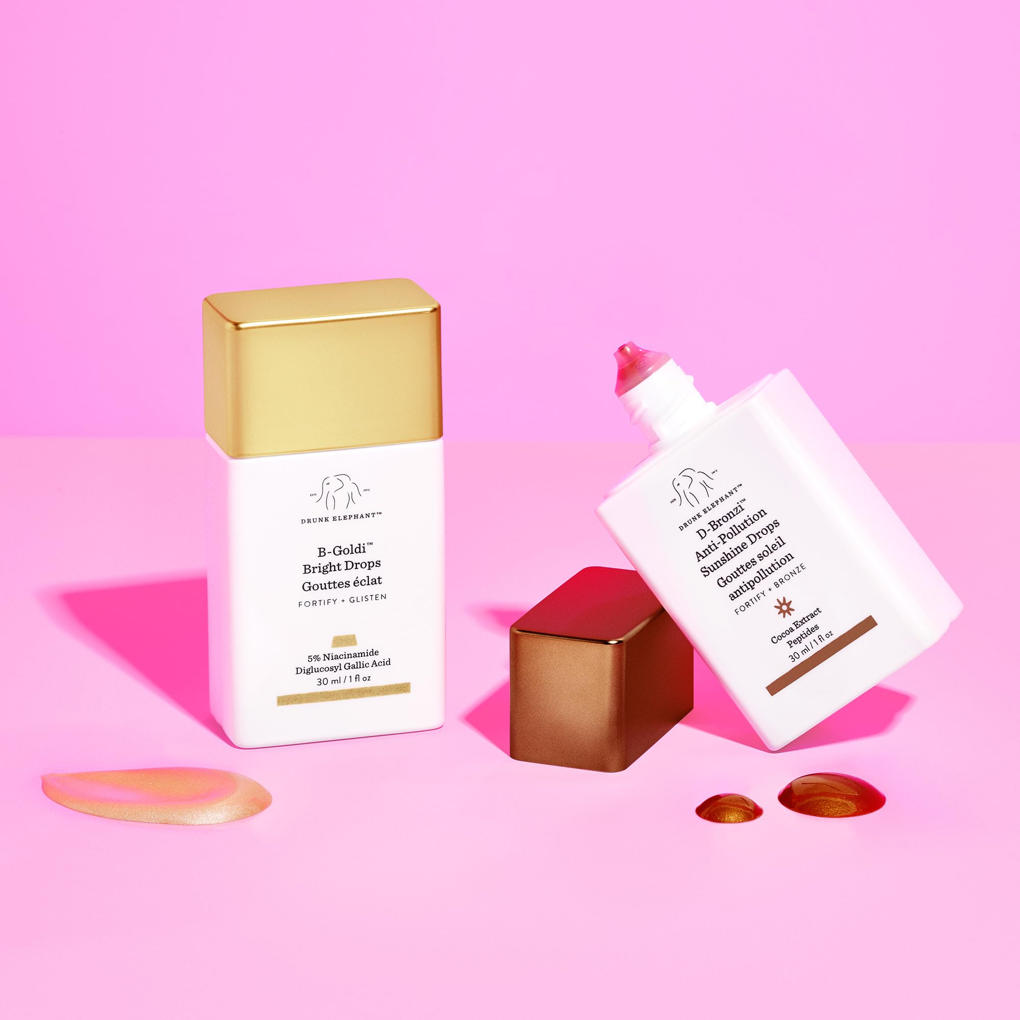 Foto 3 pulgar | Kit Skincare Drunk Elephant Time To Reflect Con B-goldi Y D-bronzi, 30 Ml - Venta Internacional.