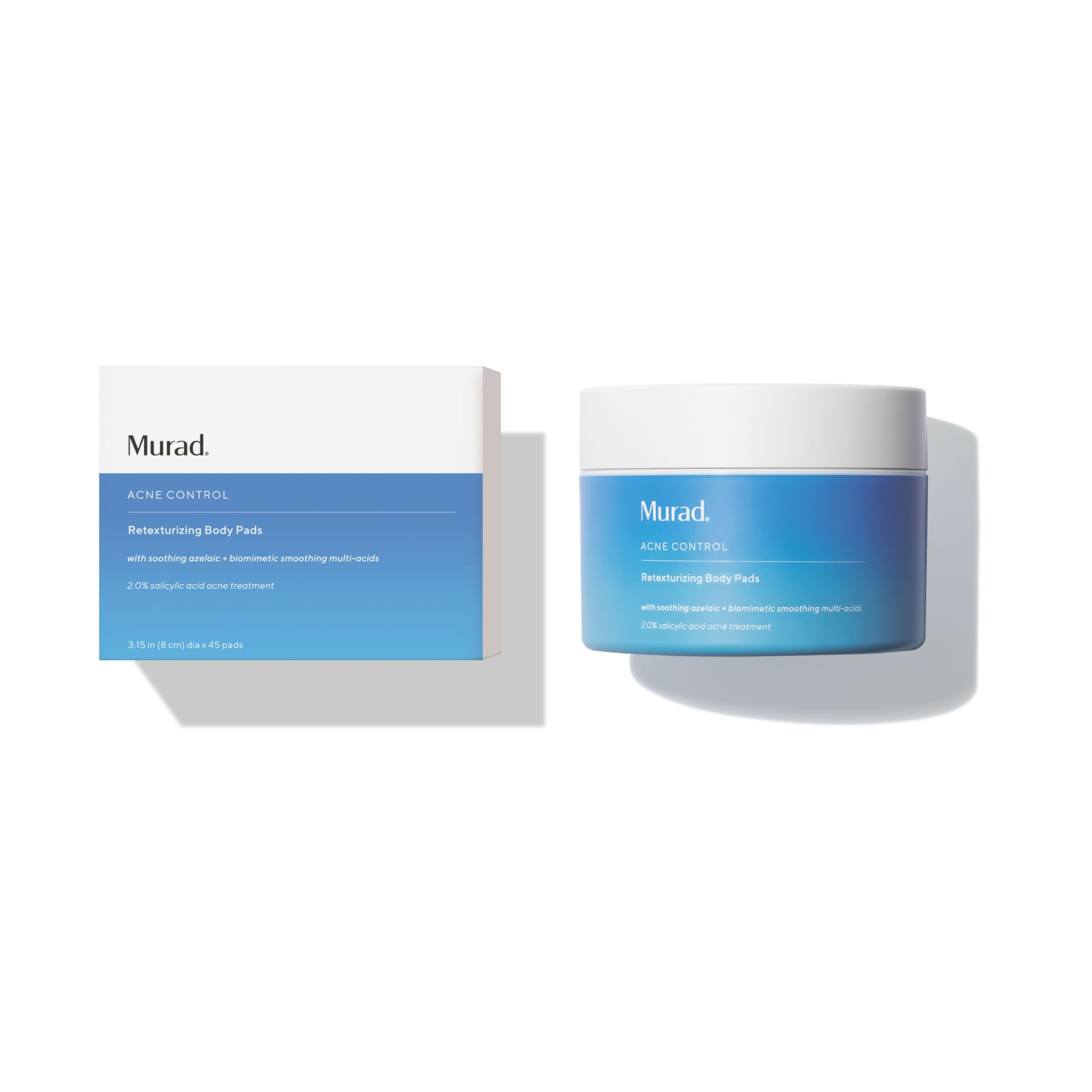 Foto 2 pulgar | Almohadillas Faciales Y Corporales Murad Acne Retexturizing 45 Almohadillas - Venta Internacional.