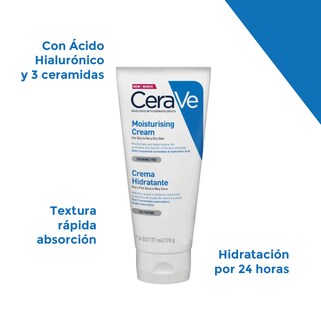Foto 5 | Kit Hidratante Y Limpiador Diario Facial Cerave : Gel Limpiador Espumoso Y Crema Hidratante 24 Horas Con Ácido