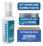 Kit Skincare Facial Humectante Vitacilina + Ácido Hialurónico