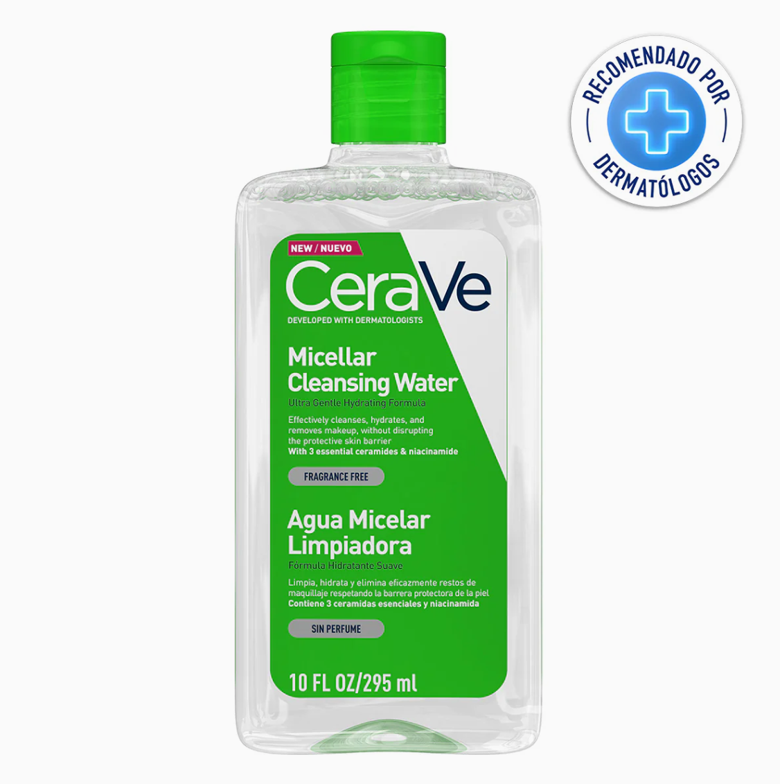 Foto 3 pulgar | Kit Cuidado Facial Cerave Para Piel Grasa: Agua Micelar, Hidratante Ligera Y Contorno De Ojos