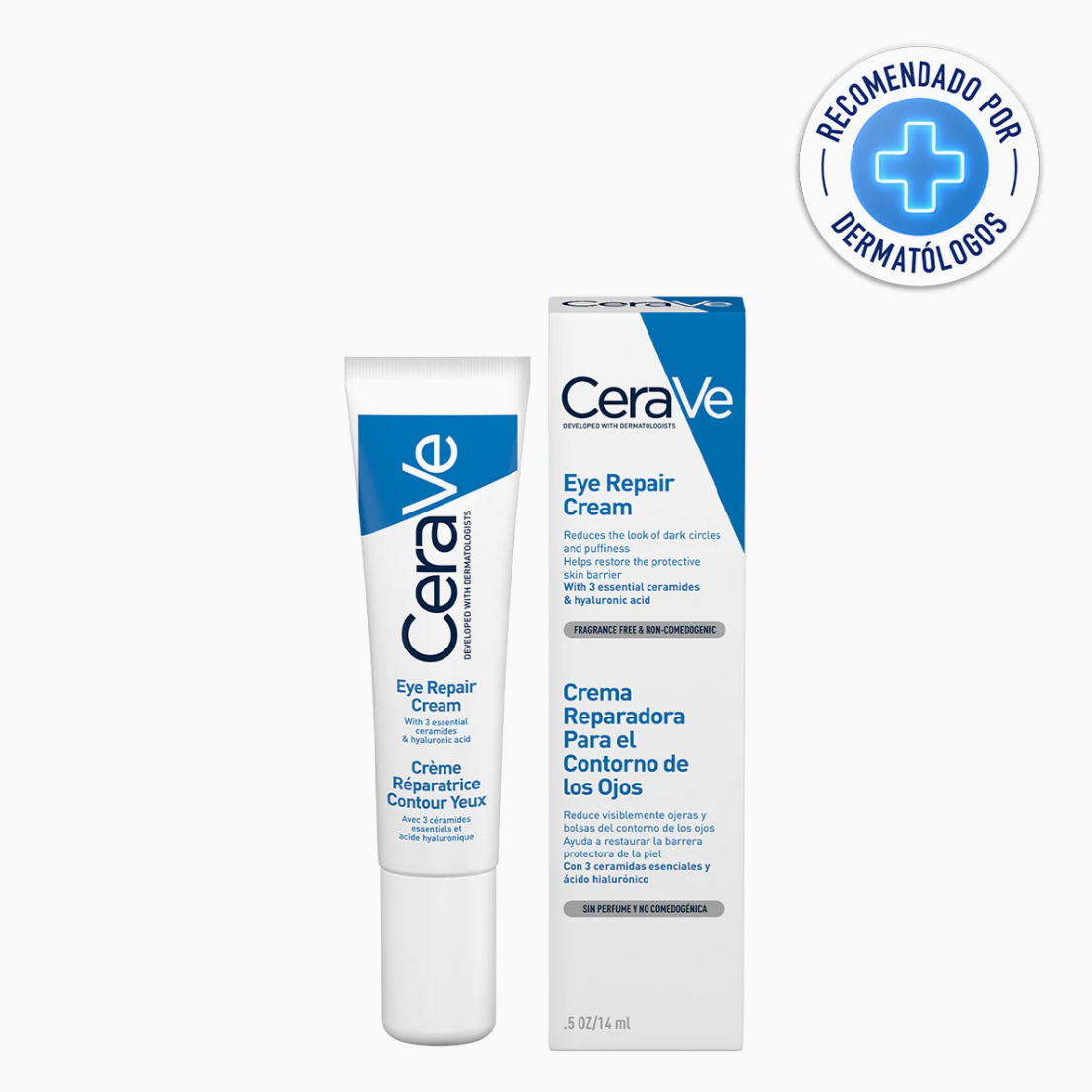 Foto 5 pulgar | Kit Cuidado Facial Cerave Para Piel Grasa: Agua Micelar, Hidratante Ligera Y Contorno De Ojos
