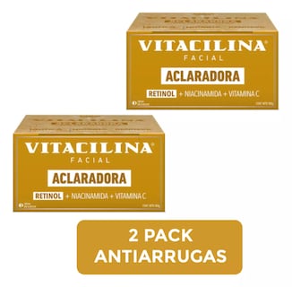 Foto 1 | 2 Pack Vitacilina Facial Aclarante Con Retinol, Niacinamida Y Vitamina C | Hidratación Y Luminosidad