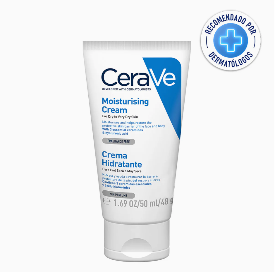 Foto 3 pulgar | Kit Anti-edad Cerave Crema Hidratante 50ml Y Spray Ácido Hialurónico, Colágeno Y Arginina Para Hidratación